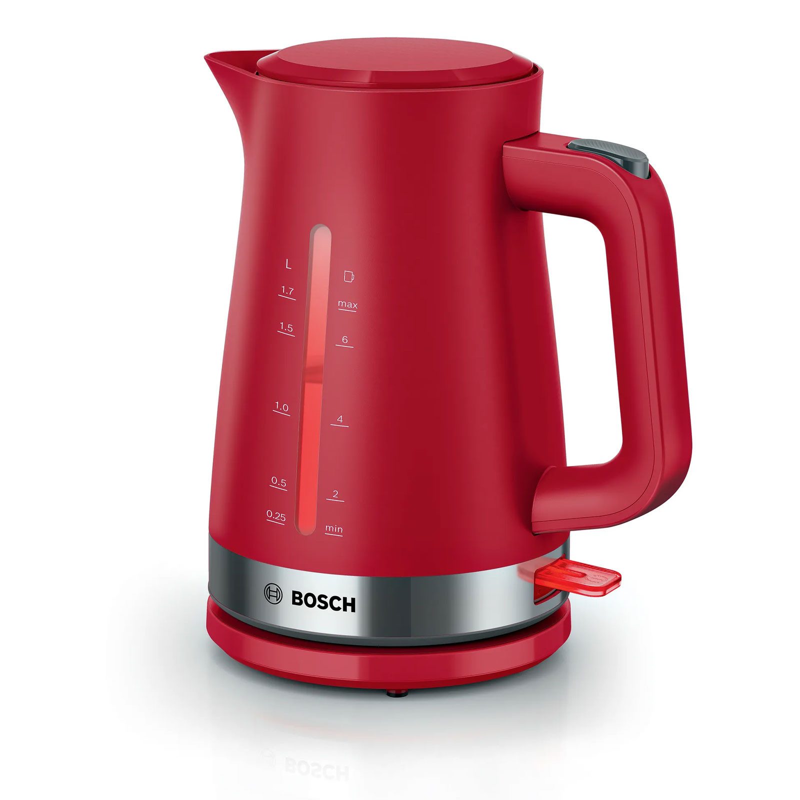 BOSCH Wasserkocher TWK4M224, Innenbeleuchtung, Wasserstandsanzeige, 1,7 Liter