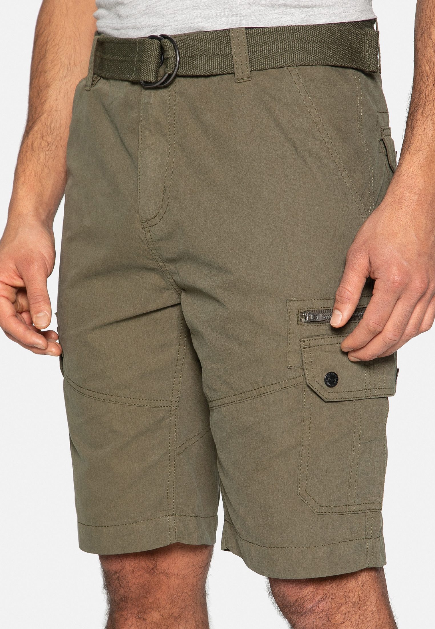 Threadbare Shorts Propane (1-tlg) mit Gürtelschlaufen