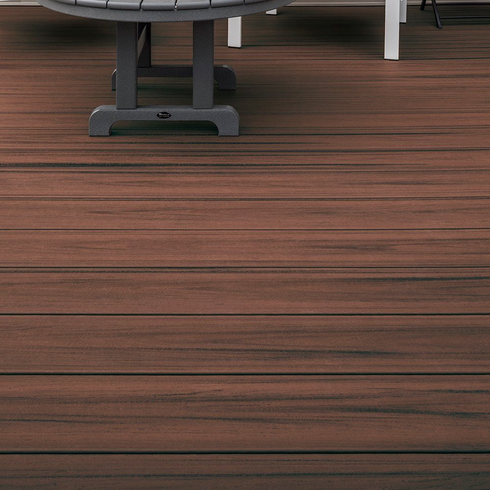 Trex Terrassendielen Enhance Naturals WPC Balkondiele Holzoptik, BxL: je 14,5x366 cm, 25,00 mm Stärke, (Stück, 1 Stück 3,66 m oder 1 Stück 4,88 m), Dielen frei von streichen oder ölen