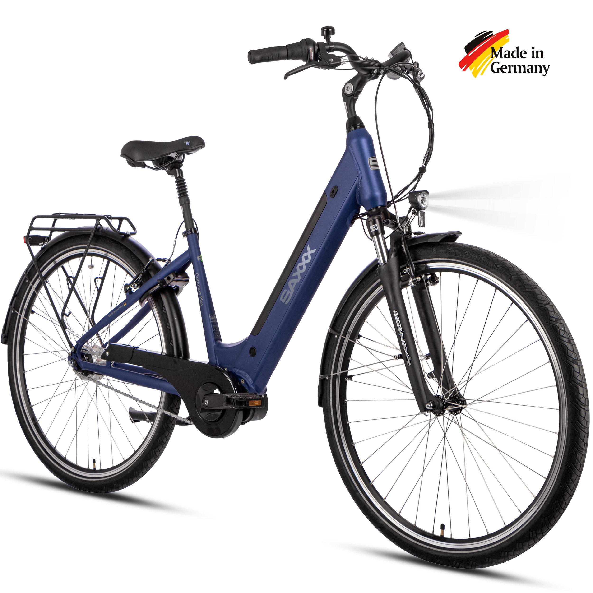 E-Bike Cityrad 28'' Optimum Plus Wave Pedelec E-Citybike für Damen und Herren