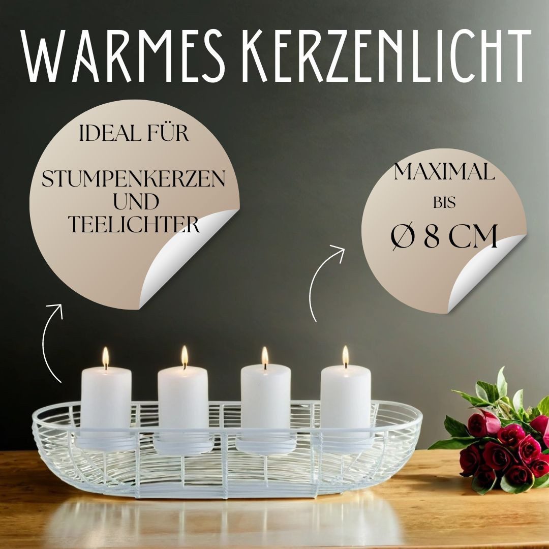 Marrakesch Orient & Mediterran Interior Adventskranz Adventskranz Kerzenhal günstig online kaufen