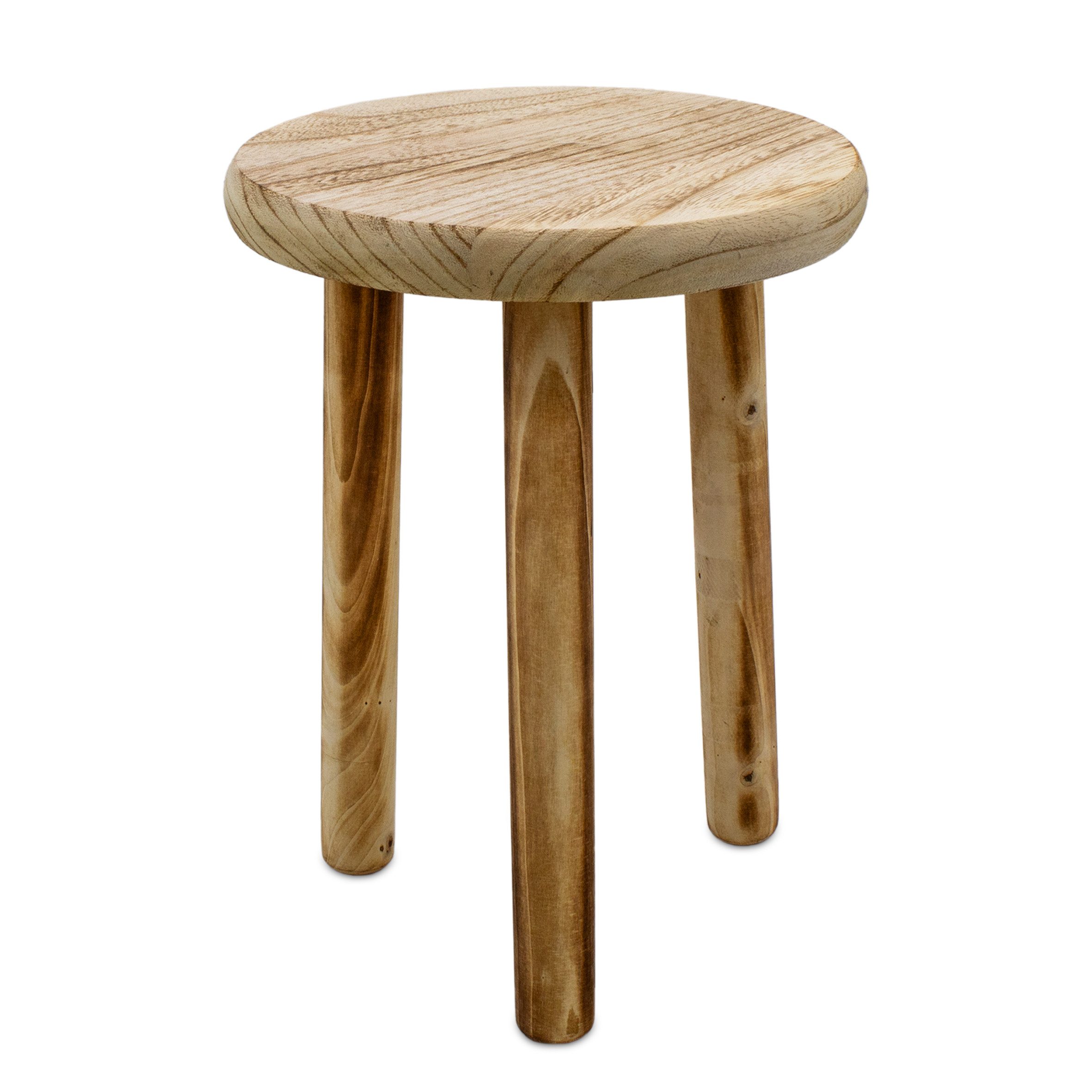 Spetebo Blumenhocker aus Holz geflammt mit günstig online kaufen