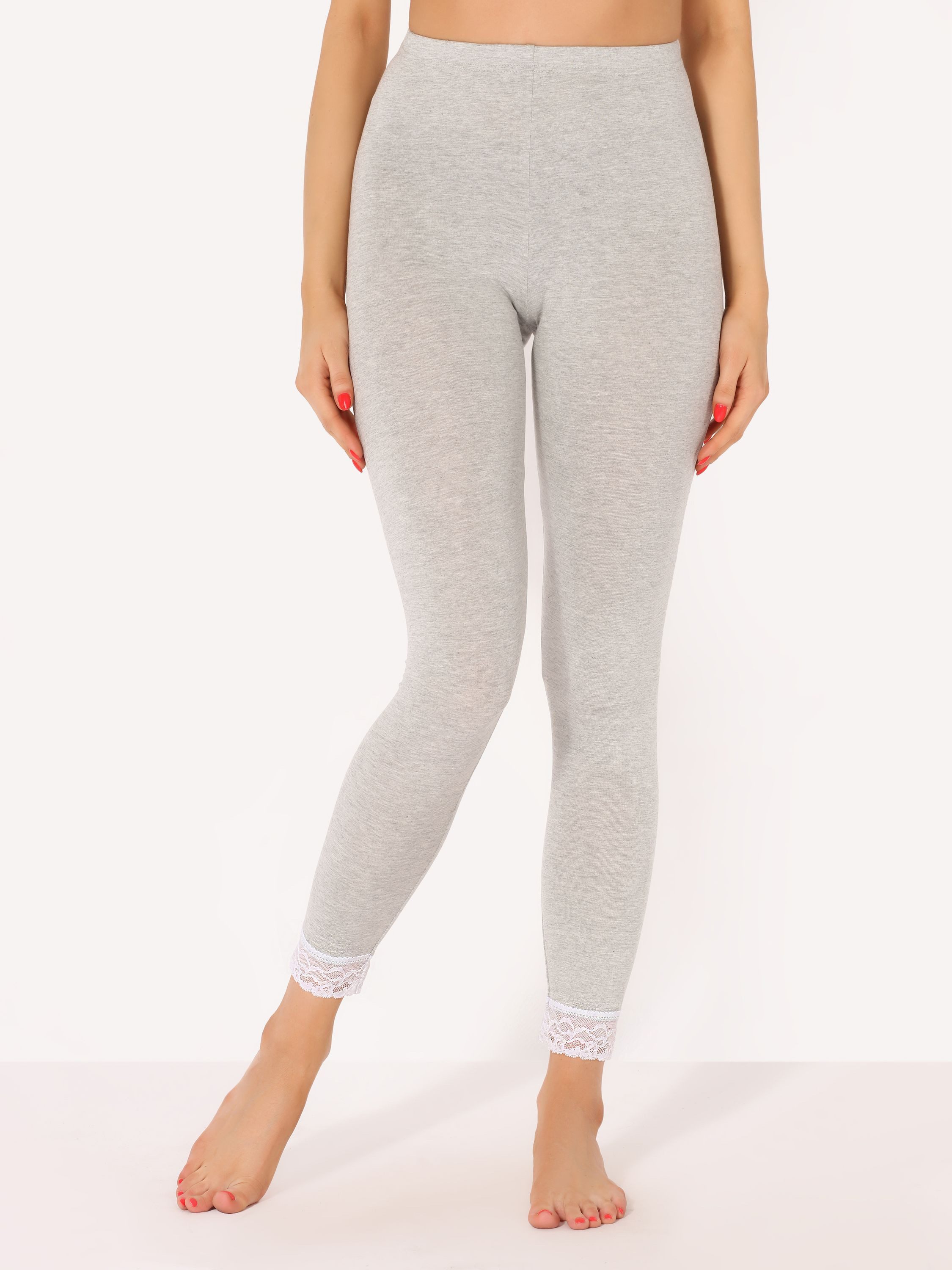 Merry Style Leggings Damen 7/8 Hose mit Spitze MS10-342 (1-tlg) aus Viskose – Bild 5 von 5