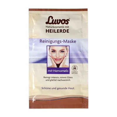 Heilerde-Gesellschaft Luvos Just GmbH & Co. KG Gesichtsmaske LUVOS Heilerde Reinigungs-Maske Naturkosmetik, 15 ml, reinigt intensiv, nimmt Glanz und glättet nachweislich