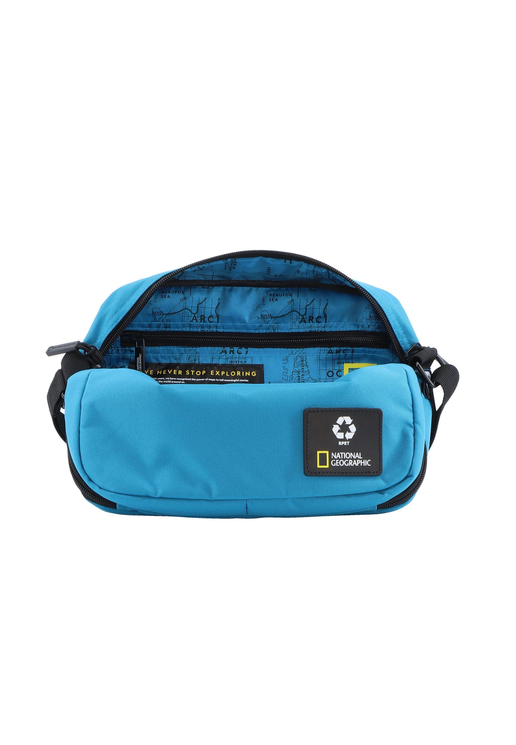 NATIONAL GEOGRAPHIC Schultertasche OCEAN, aus recycelten PET-Flaschen