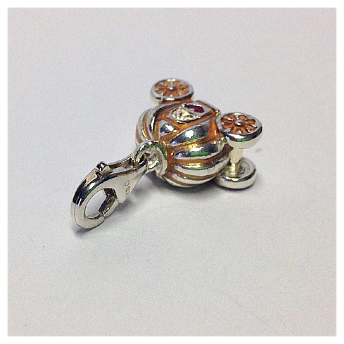 Edelschmiede925 Charm-Einhänger Edelschmiede925 Charm Anhänger 925 Silber Märchenkutsche