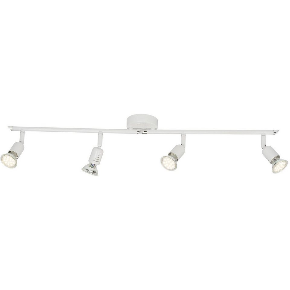 Brilliant Deckenstrahler Loona, LED wechselbar, Warmweiß, 9,5 cm Höhe, 0 cm  Durchm., GU10, Metall, weiß