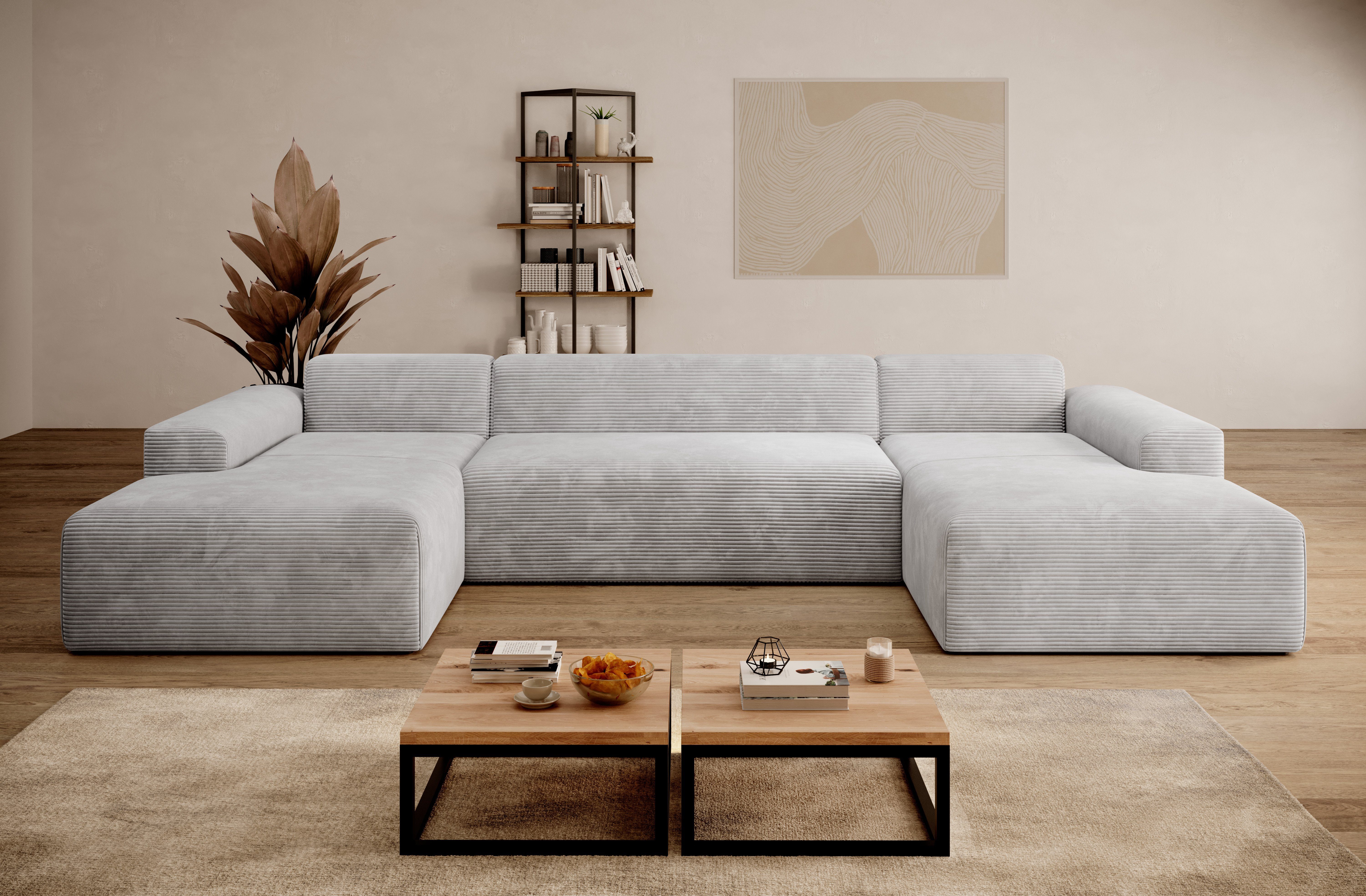 PROMETO Möbel Ecksofa Empire Ecksofa U-Form, günstig online kaufen