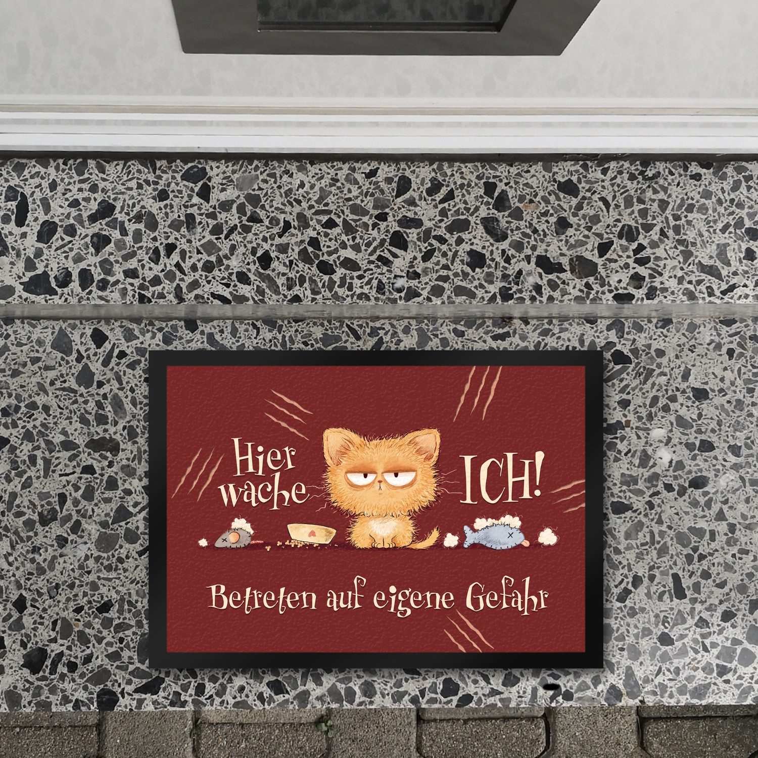 speecheese Fußmatte Katze Fußmatte in 35x50 günstig online kaufen