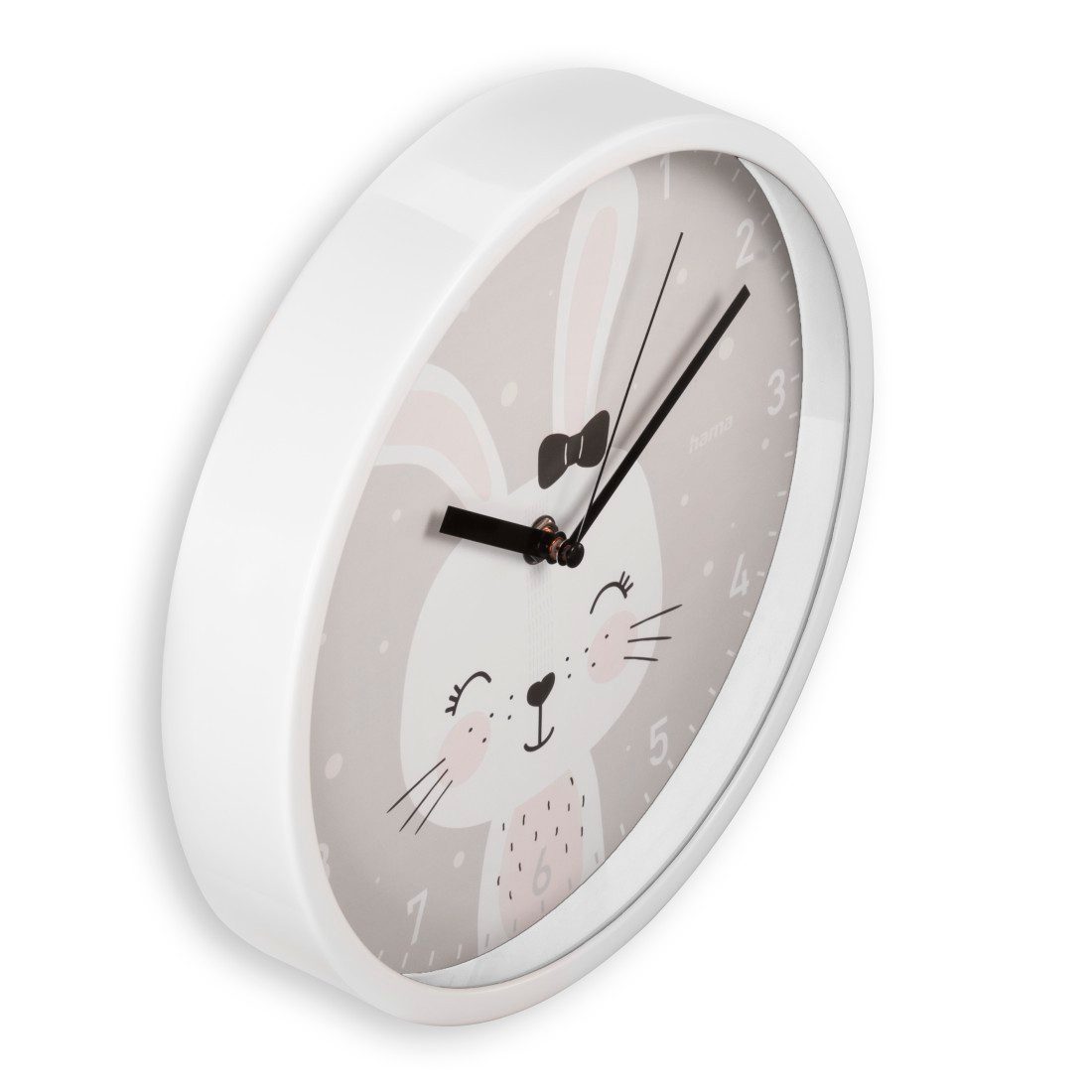Hama Wanduhr Kinder-Wanduhr "Maui", Ø 25 cm, ohne Ticken (geräuscharm) günstig online kaufen