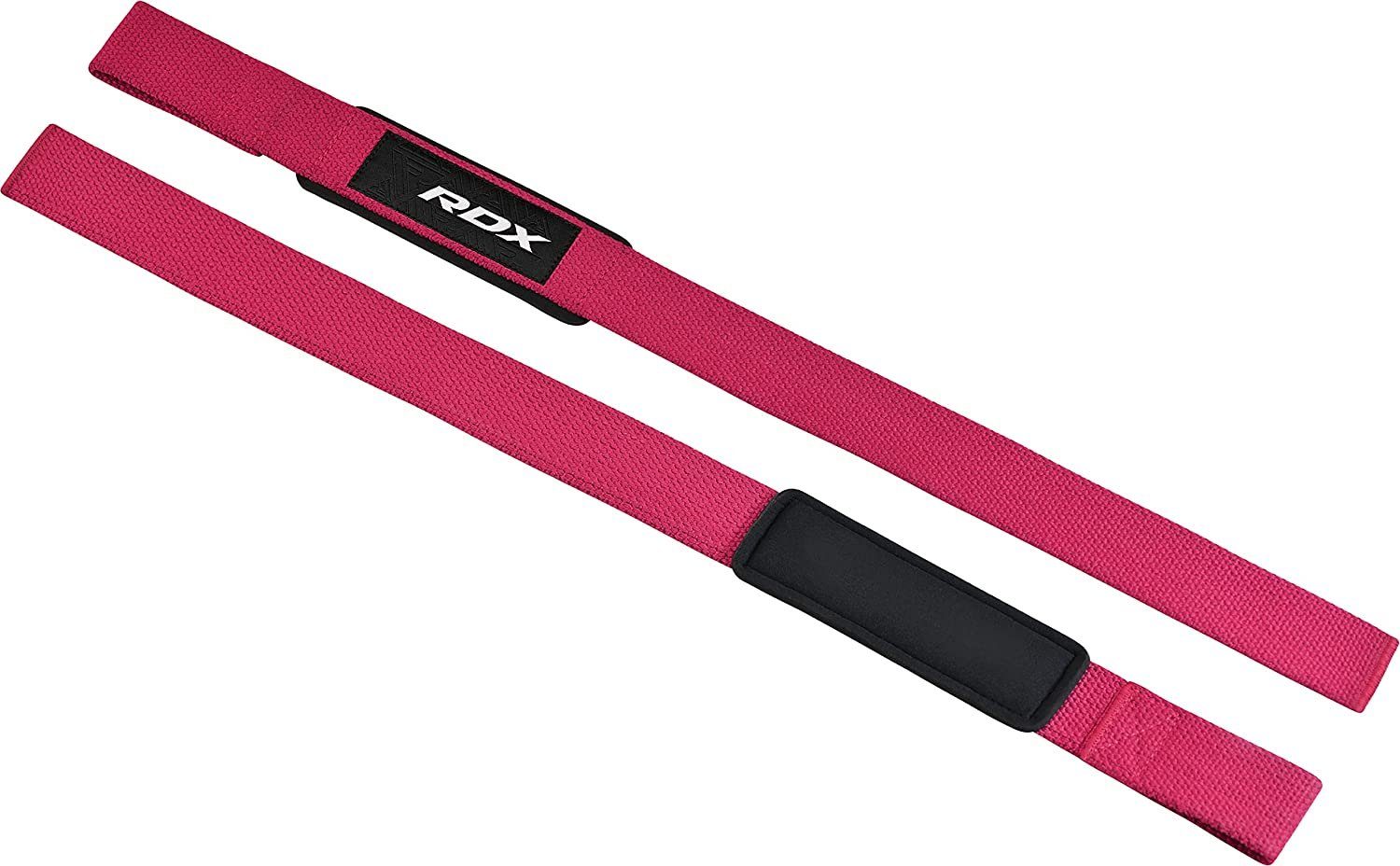 professionelle Black RDX lange RDX Pink Training, cm Lifting Strength Straps Handgelenkschutz 60