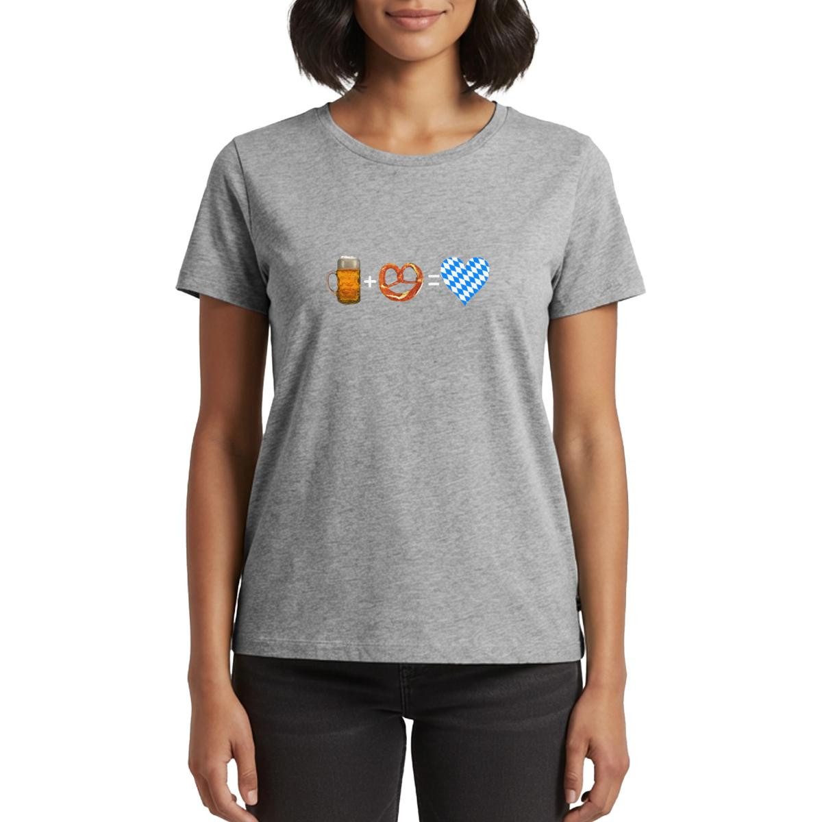 T-Shirt Bier Und Breze Bayern Volksfest Frauen Premium T-Shirt