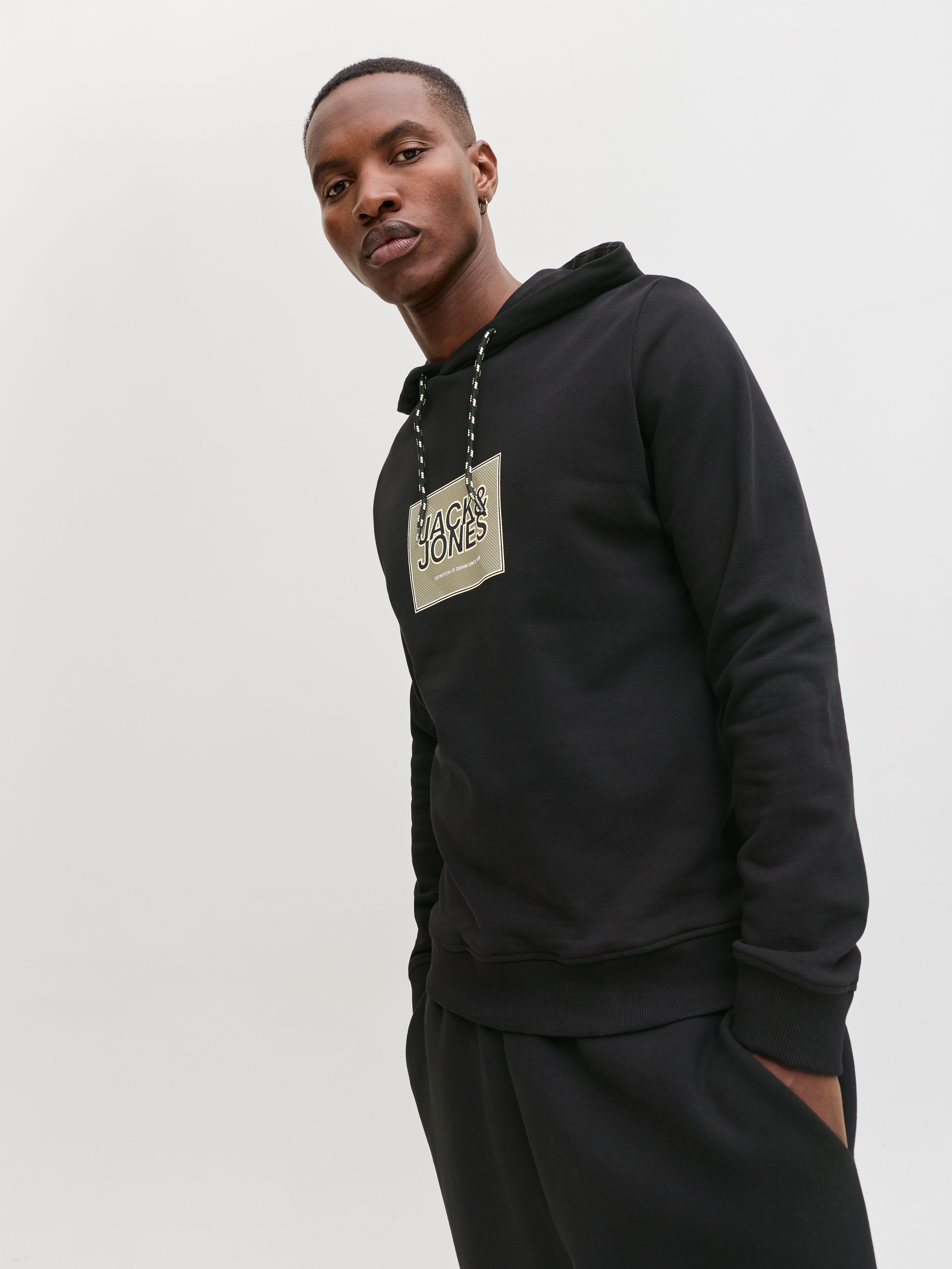 Jack & Jones Kapuzensweatshirt JJRAIN SWEAT HOOD UNB