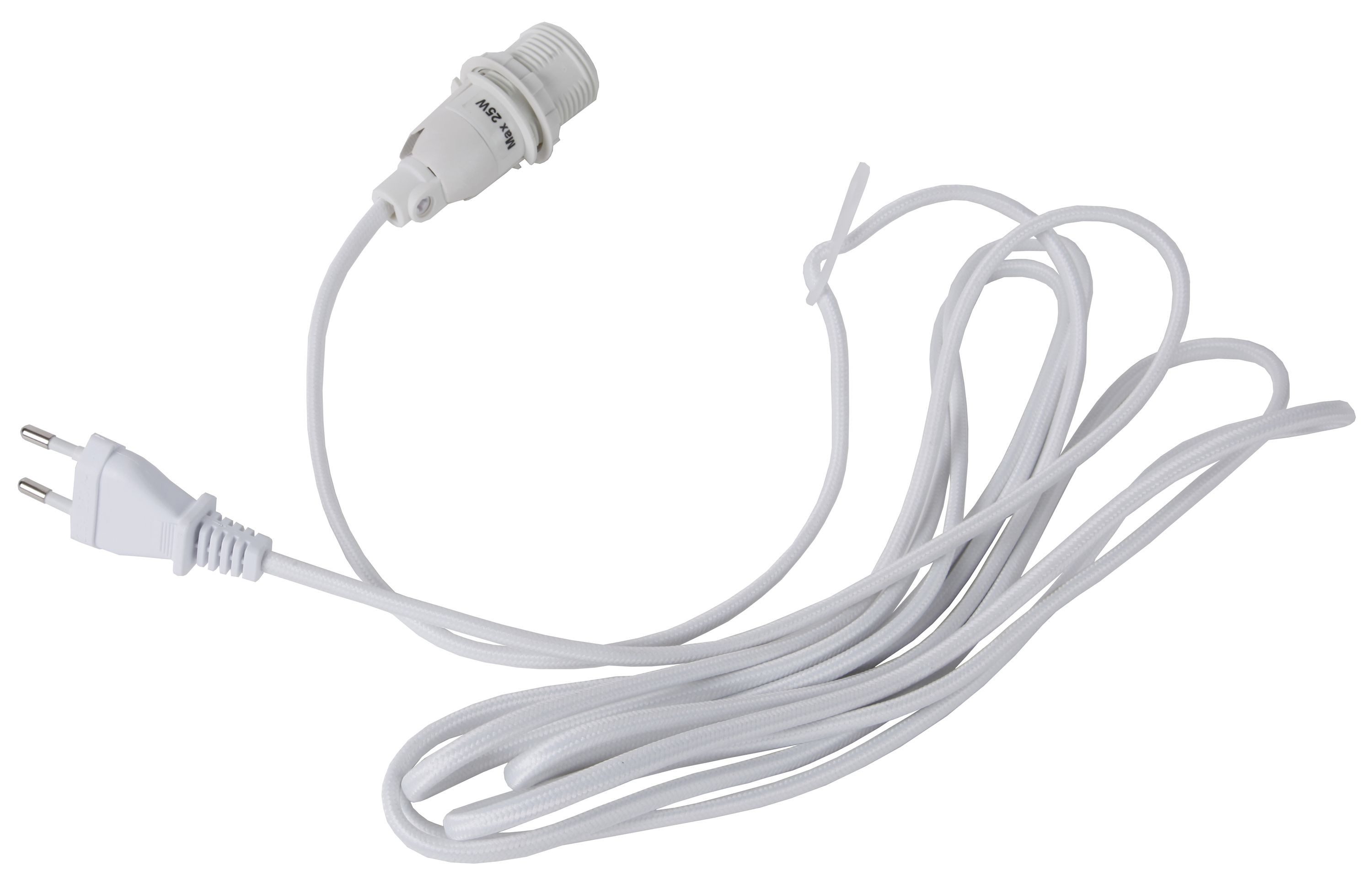 STAR TRADING LED Stern Best Season Kunststoffkabel weiss, mit Fassung E14