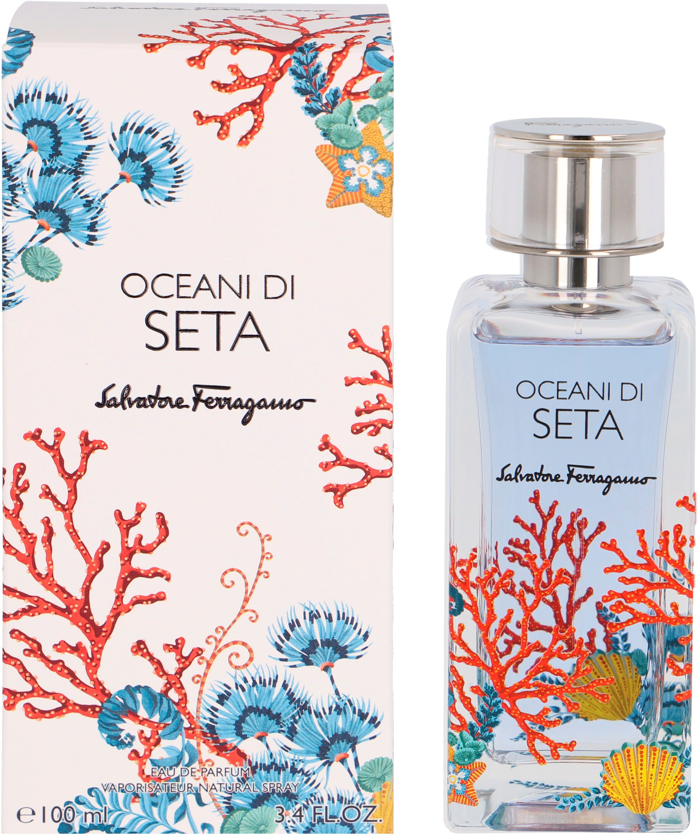 Salvatore Ferragamo Eau de Parfum Oceani di Seta, mit salziger Kopfnote