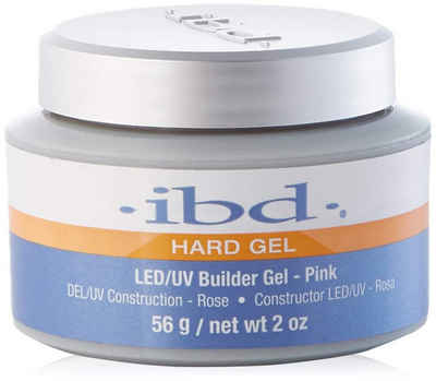 IBD UV-Gel IBD Aufbaugel Hard Gel LED/UV Builder Gel, Pink, 1er Pack (1 x 56 g), 1-tlg., hohe Haftung, langlebig, splittert nicht - Made in USA