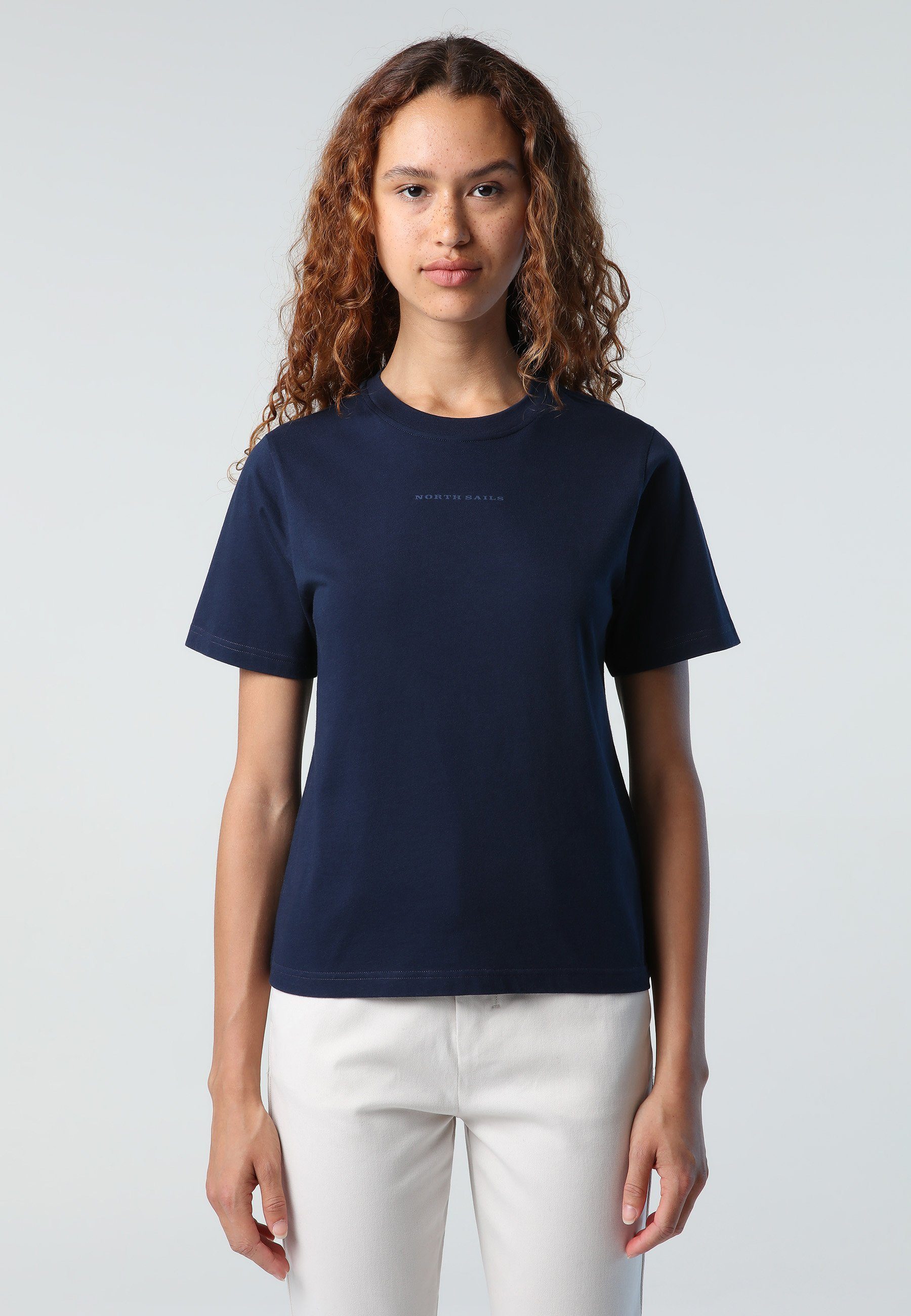 North Sails T-Shirt T-Shirt mit Logo-Print NAVY BLUE