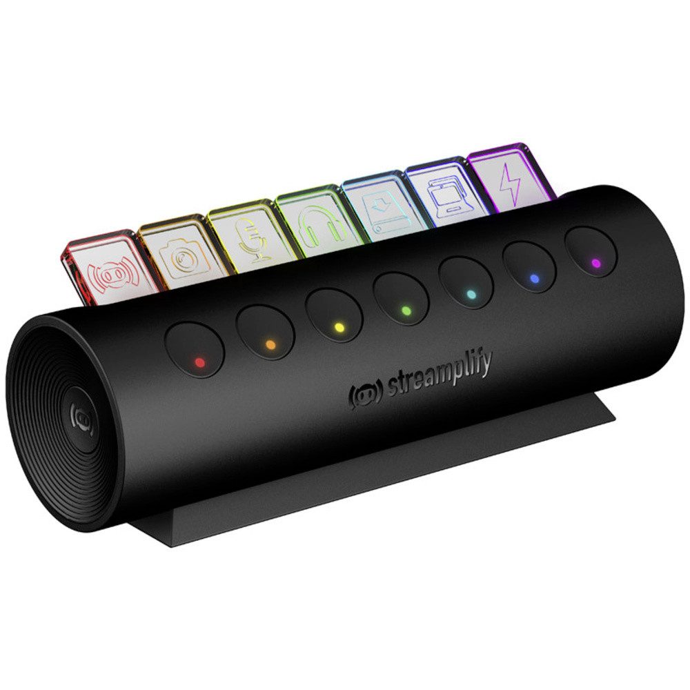 Streamplify USB-Verteiler Streamplify Streamplify HUB CTRL 7, 7x USB 3.0 Typ A, RGB, 12V, EU-Net
