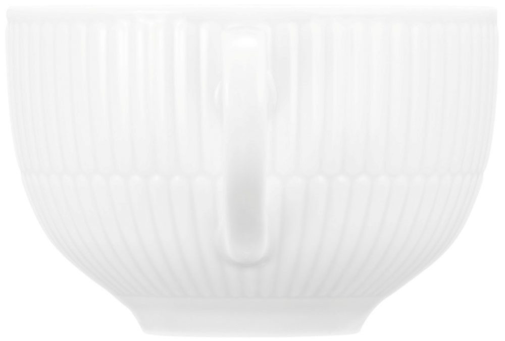 Seltmann Weiden Cappuccinotasse Amina, 1-tlg., Porzellan, Cappucinotasse aus Porzellan mit Relief