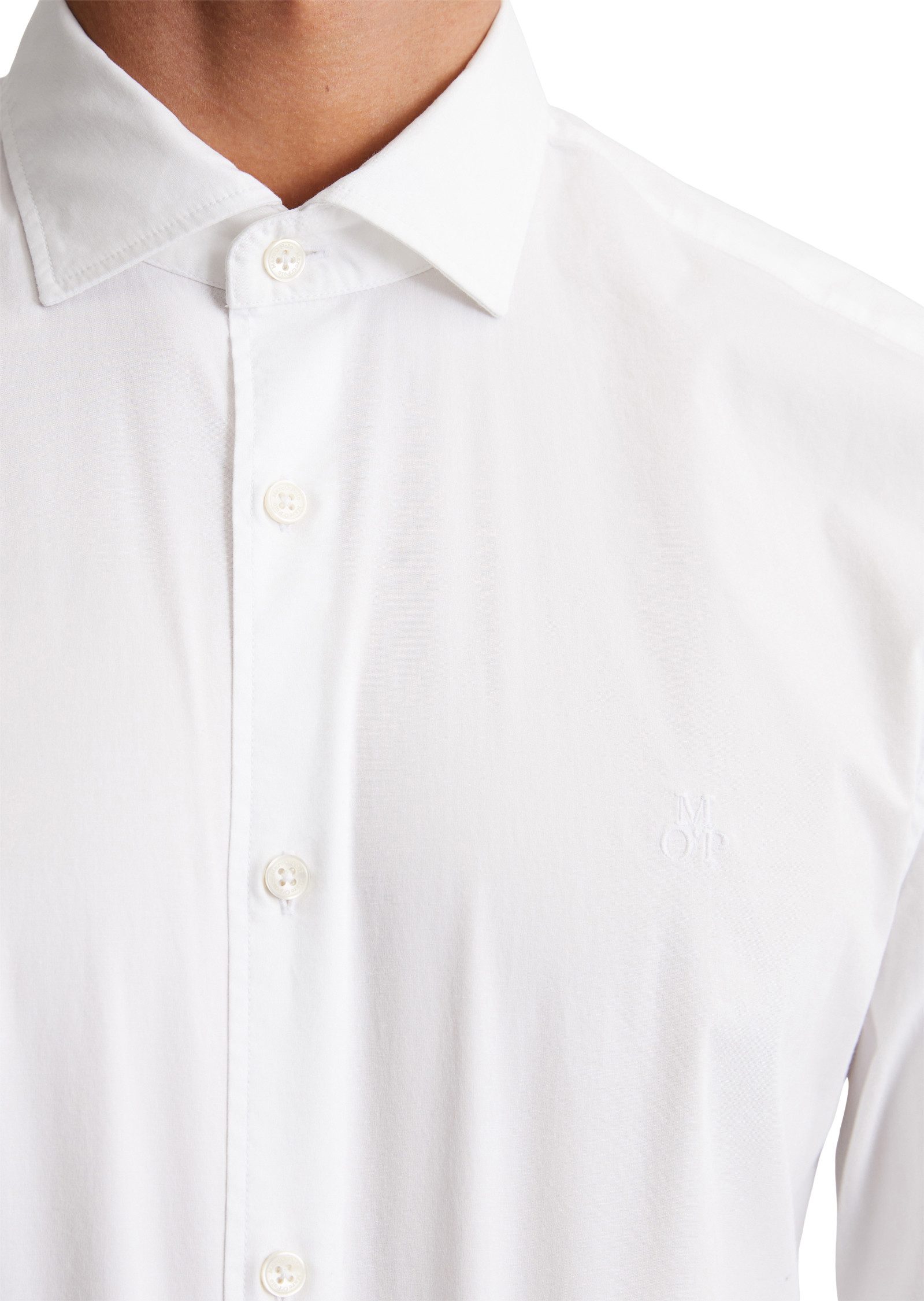 Marc O'Polo Langarmhemd körpernahe Form