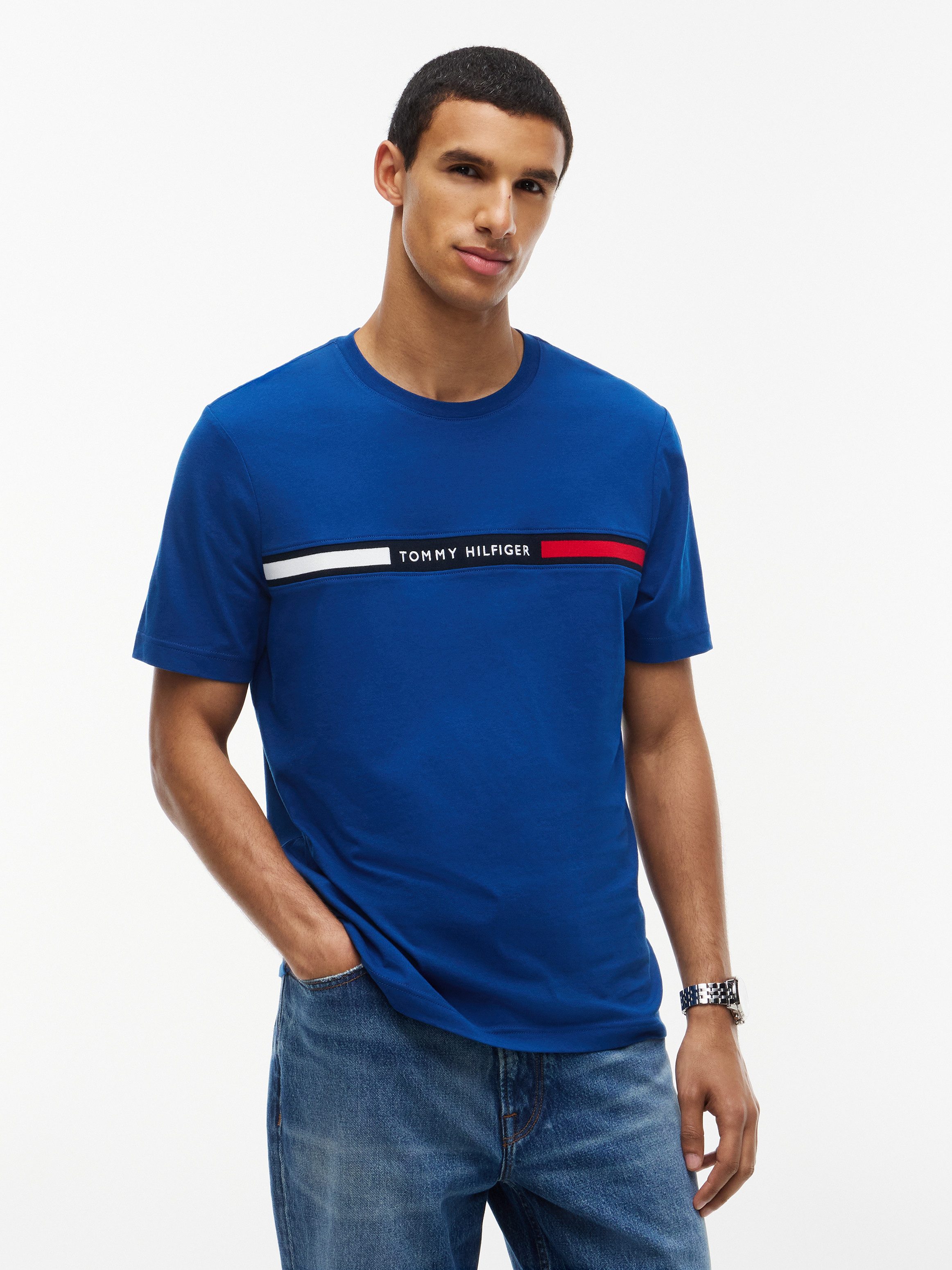 Tommy Hilfiger T-Shirt HILFIGER CHEST INSERT