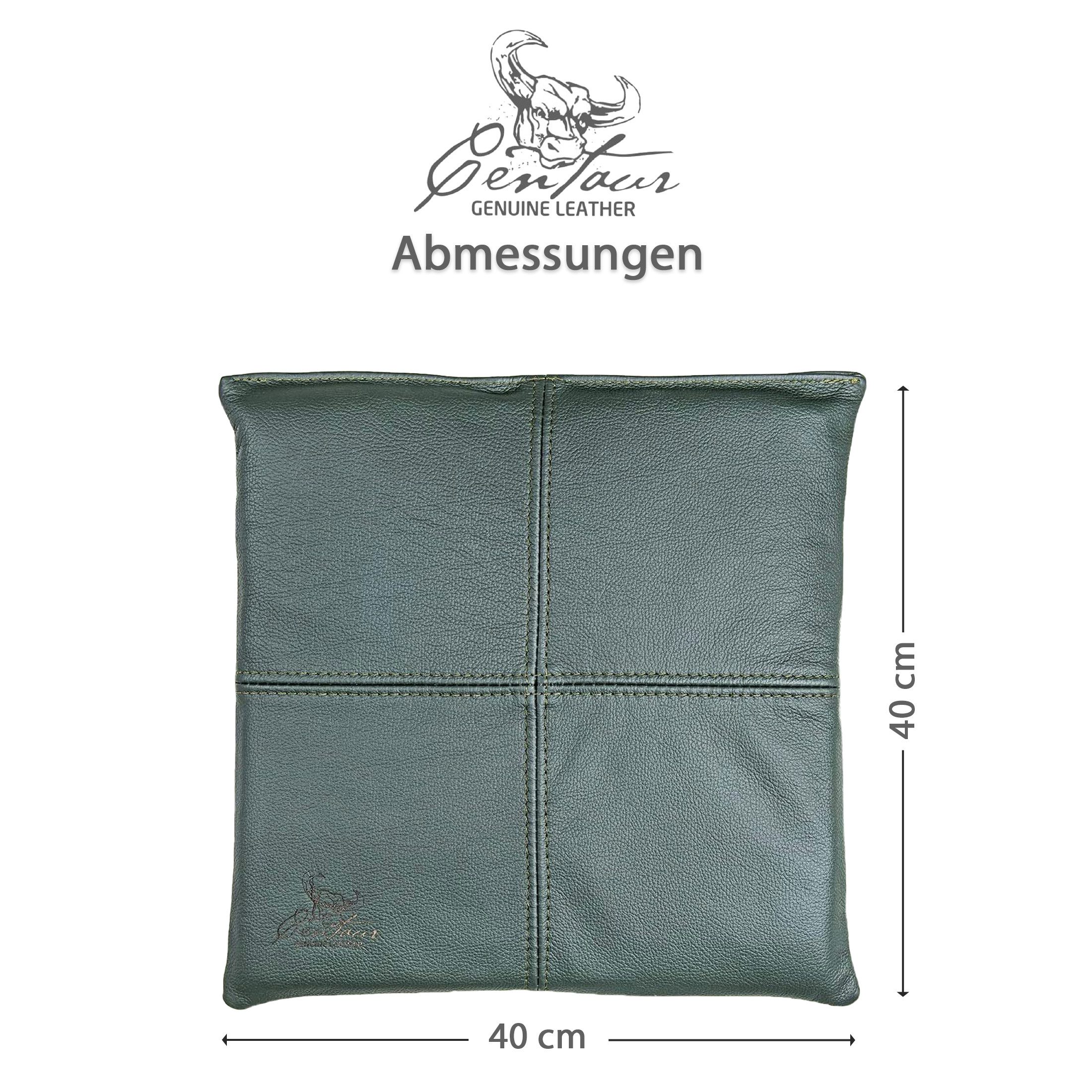 Centaur Sitzkissen aus echtem Leder, Sitzkissen, Hochwertiges Leder, echtes Rindleder, Antirutschfunktion, Handarbeit