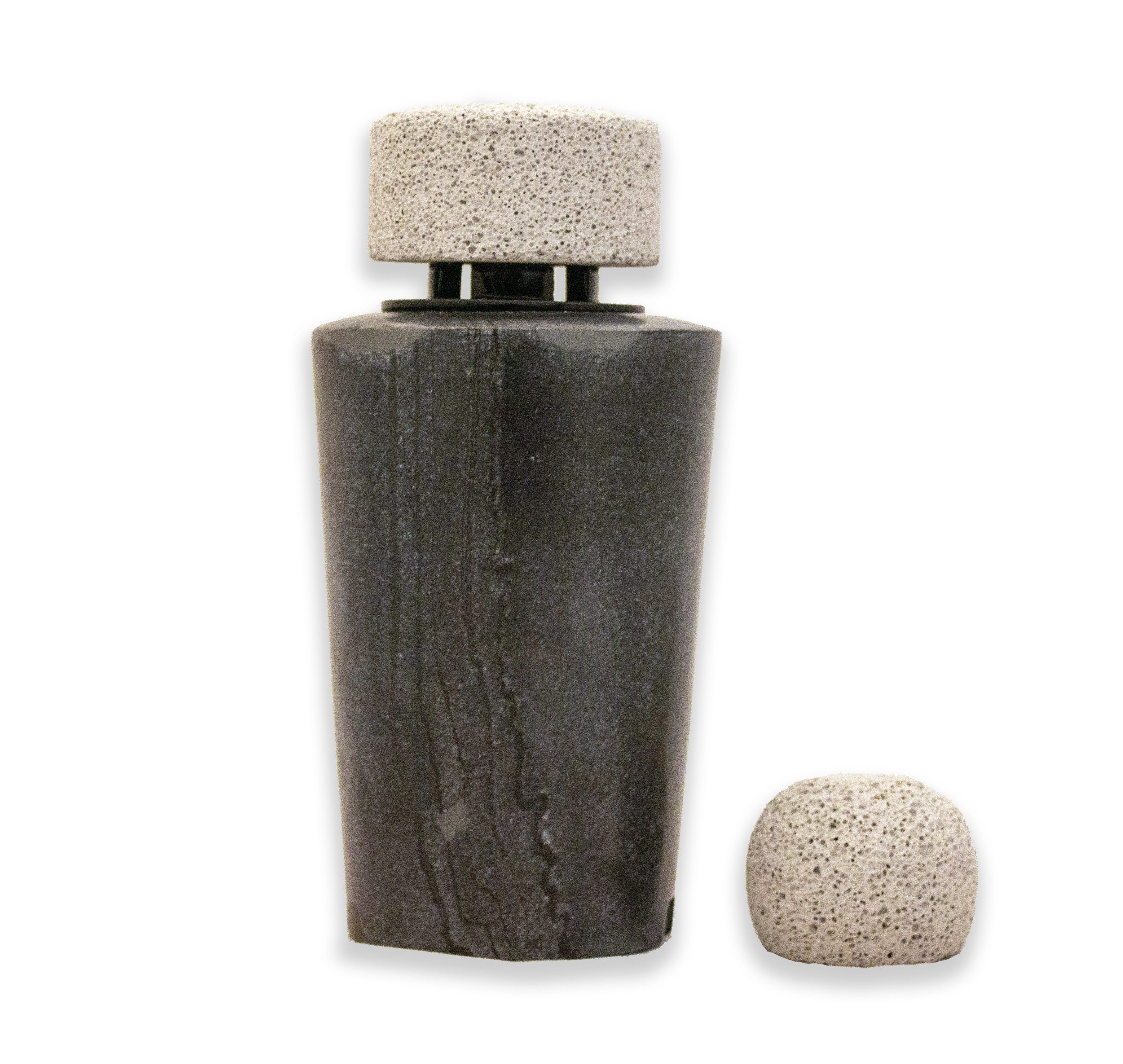 Diffuser Marmor Diffusor mit Bimsstein-Verdufter schwarz