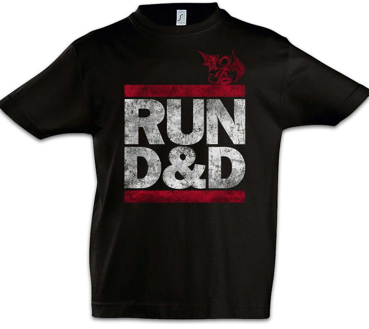 Urban Backwoods Print-Shirt Run D&D Kinder T-Shirt Dungeons Pen and Paper Dragons RPG Larp DMC (1-tlg) Fantasy Roleplay Tabletop