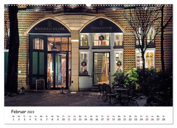 CALVENDO Wandkalender Hamburg schläft nie (Premium, hochwertiger DIN A2 Wandkalender 2023, Kunstdruck in Hochglanz)