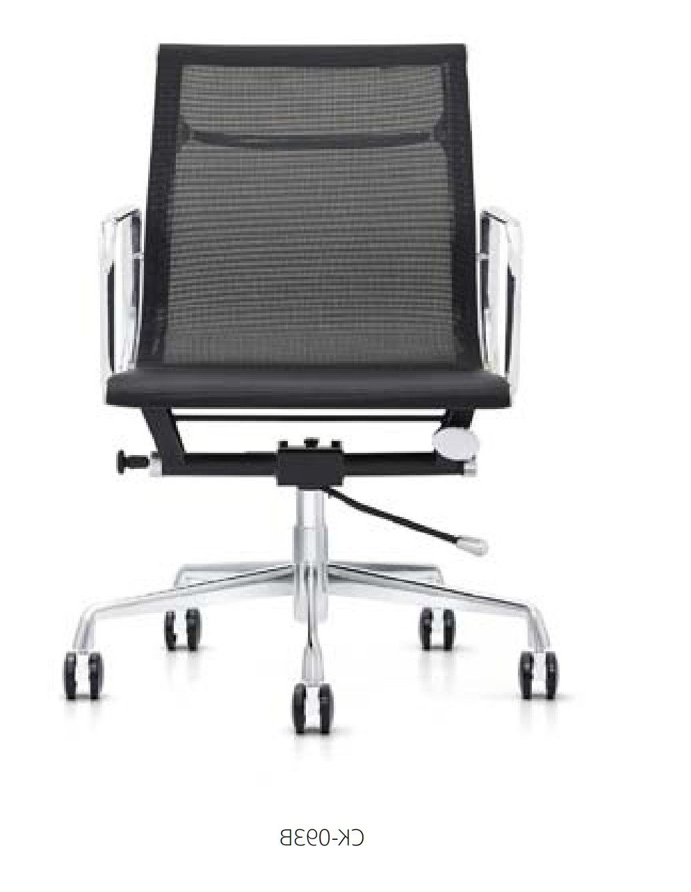 Xlmoebel Bürostuhl Edelstahl Sessel modern mit verstellbarer Höhe, Made in Europa