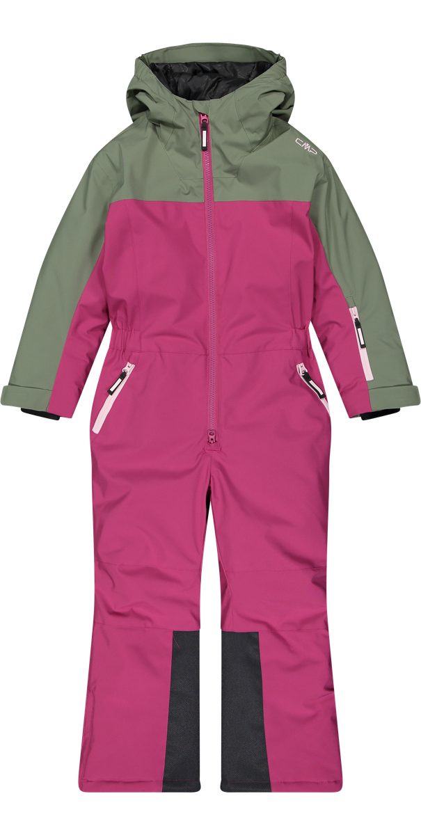 CMP Schneeoverall KID SNOWSUIT FIX HOOD für Kinder, mit fester Kapuze, sportlicher Stil, aus Polyester