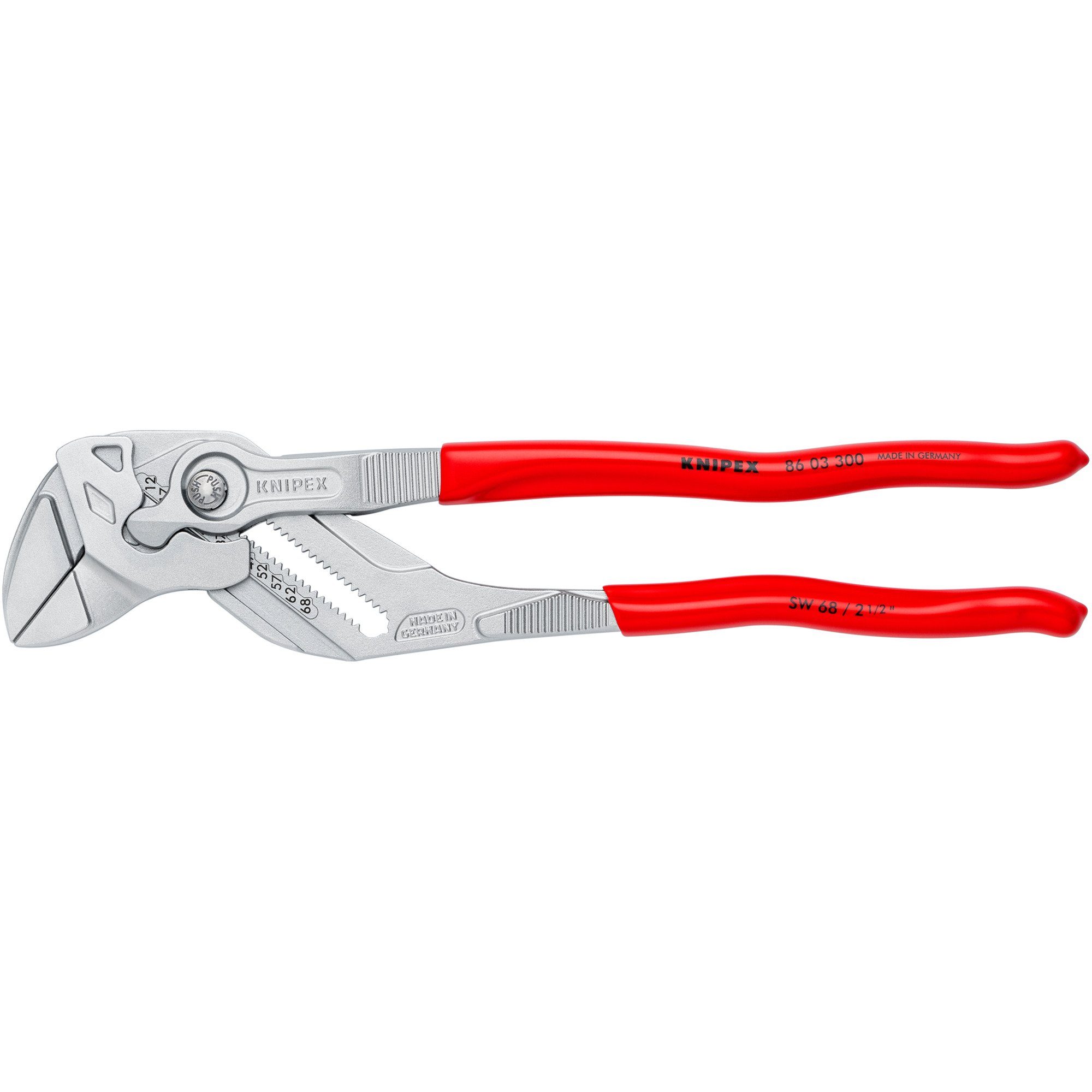 Greifzange KNIPEX Zangenschlüssel 86 03 300, (10-fach