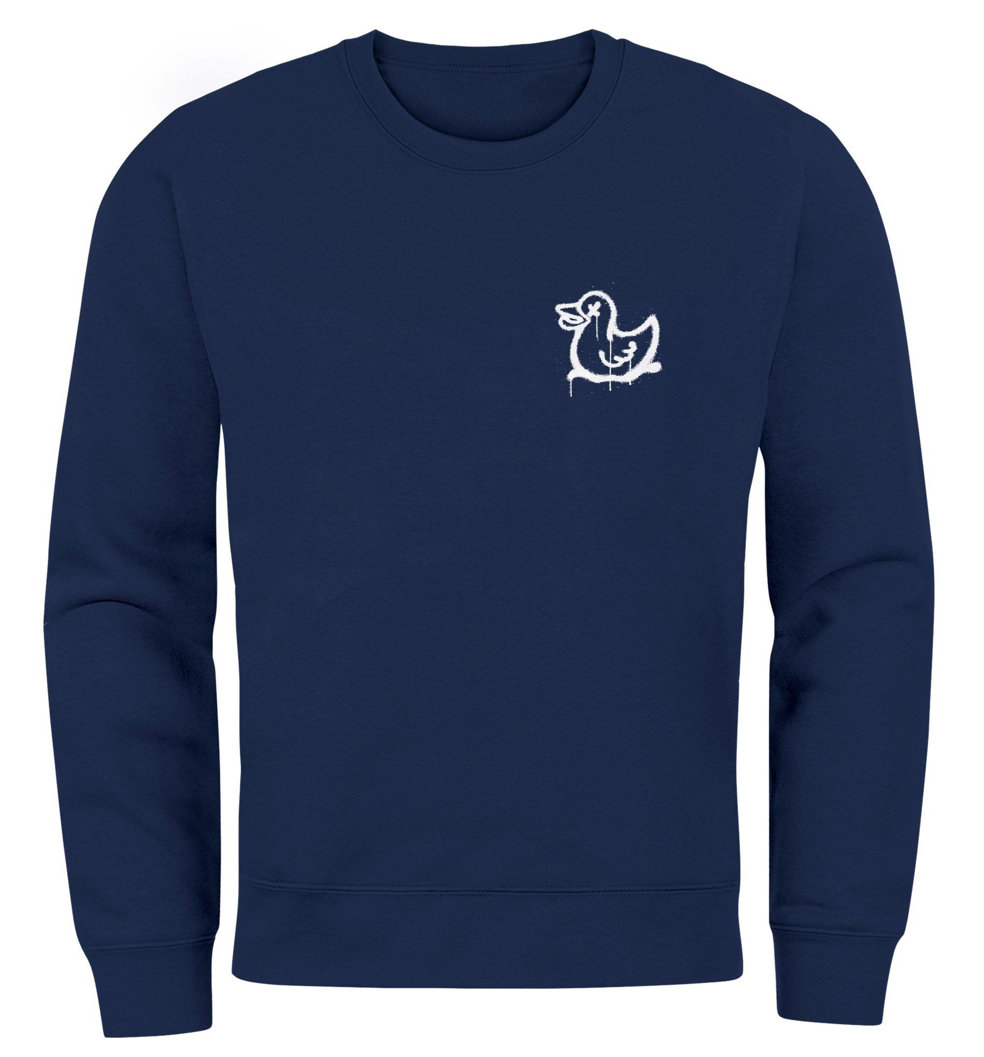 Neverless Sweatshirt Sweatshirt Herren rint Aufdruck günstig online kaufen