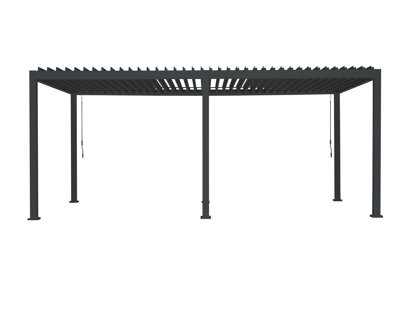 Green Spirit Pergola »Mirador 3x6 Deluxe« Lamellendach Pergola Pavillon Überdachung, (1-tlg), anthrazit, Aluminium, wetterfest - Garten, Terrasse & Outdoor