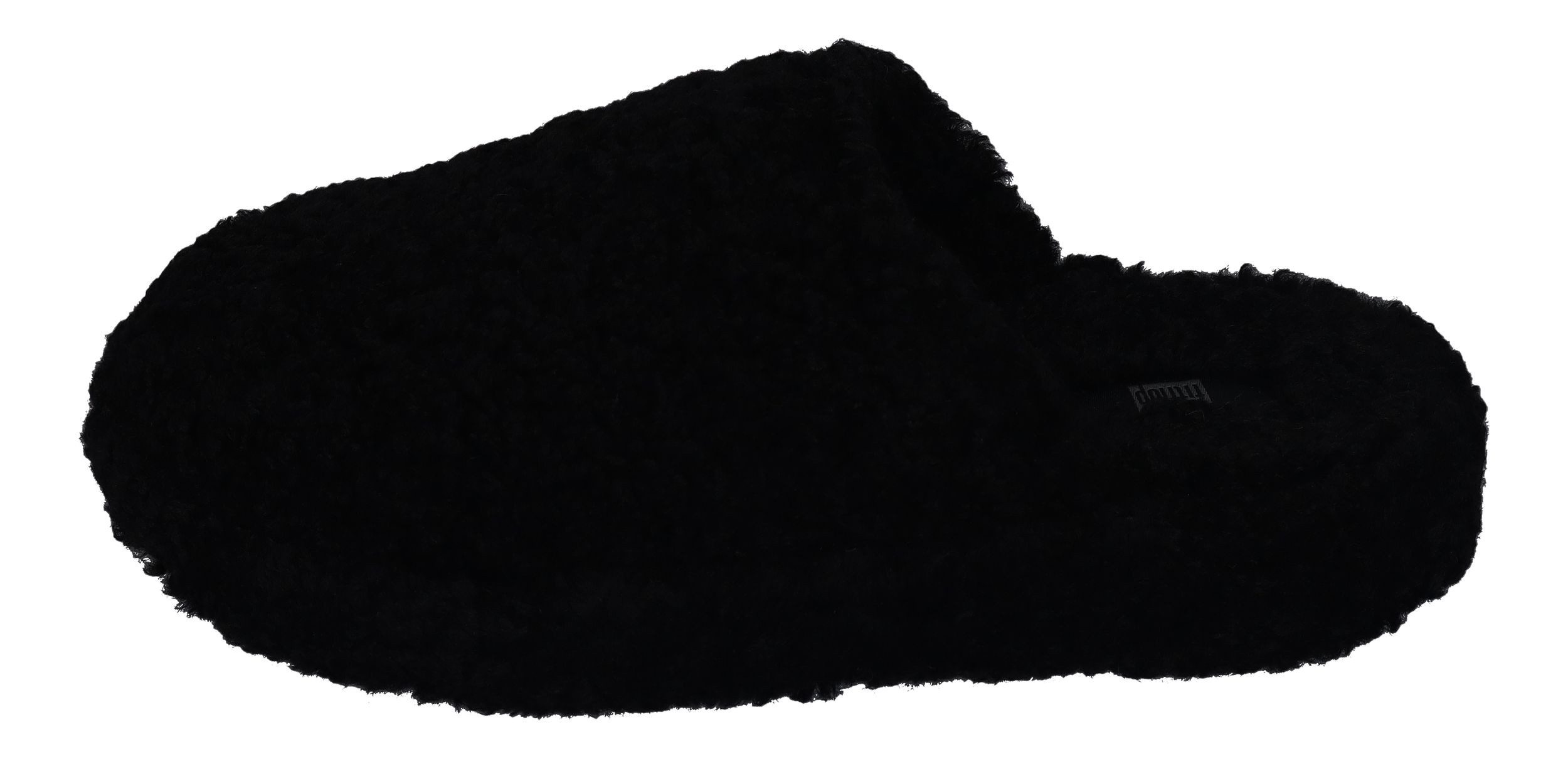 Fitflop iQUSHION D-LUXE PADDED TEDDY SLIPPER Hausschuh All Black