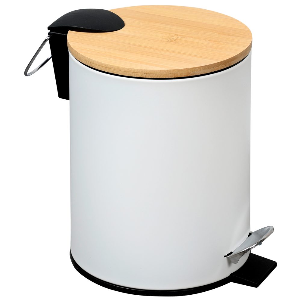KESPER® Kosmetikeimer Mülleimer Bambus, FSC® zertifiziert, 3l, inkl. Inneneimer, Deckel mit Soft-Close