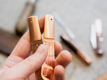 Böker Taschenmesser Böker Manufaktur Solingen Barlow Copper Integral Wüsteneisenholz Taschenmesser