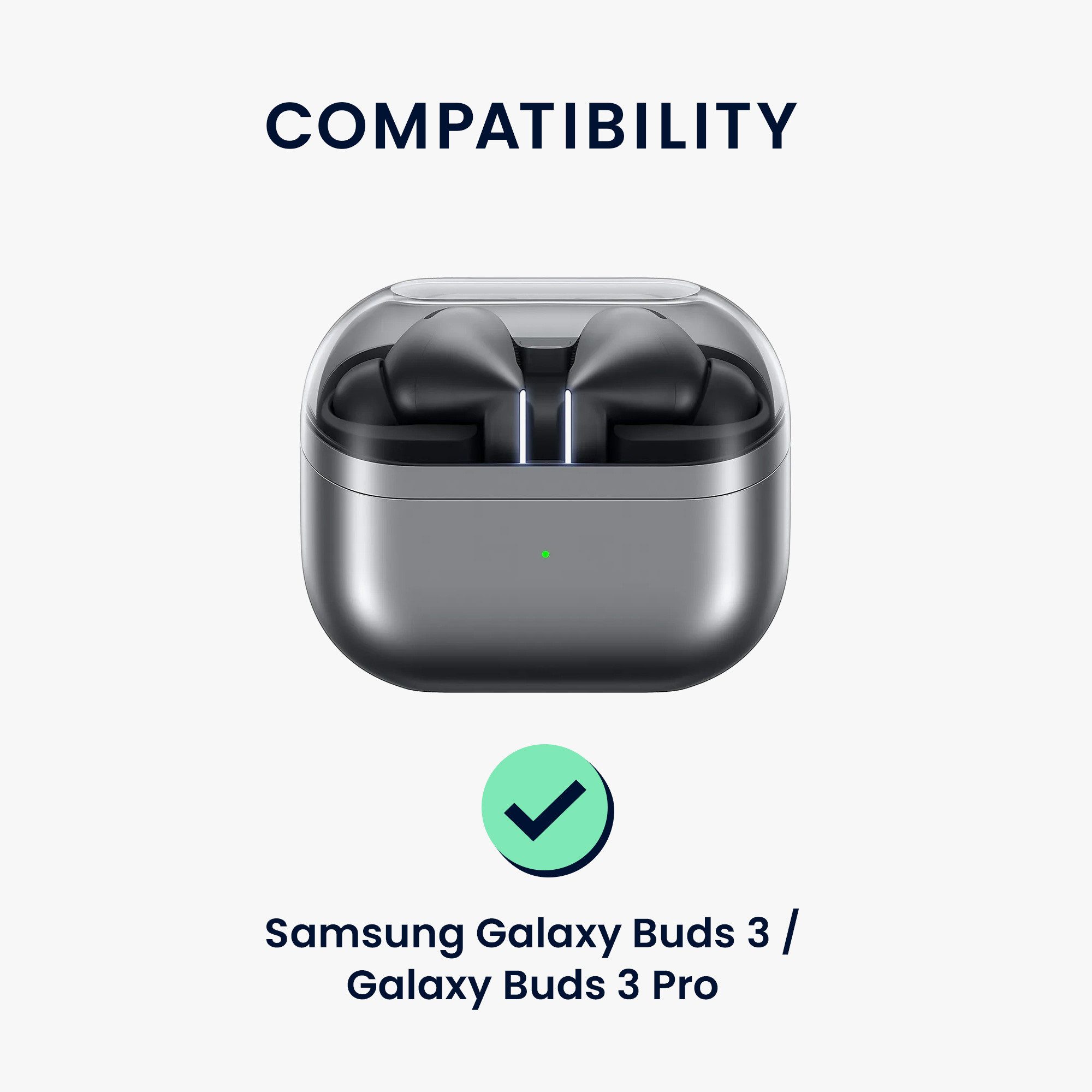 kwmobile Etui Hülle für Samsung Galaxy Buds 3 / Galaxy Buds 3 Pro Kopfhörer günstig online kaufen