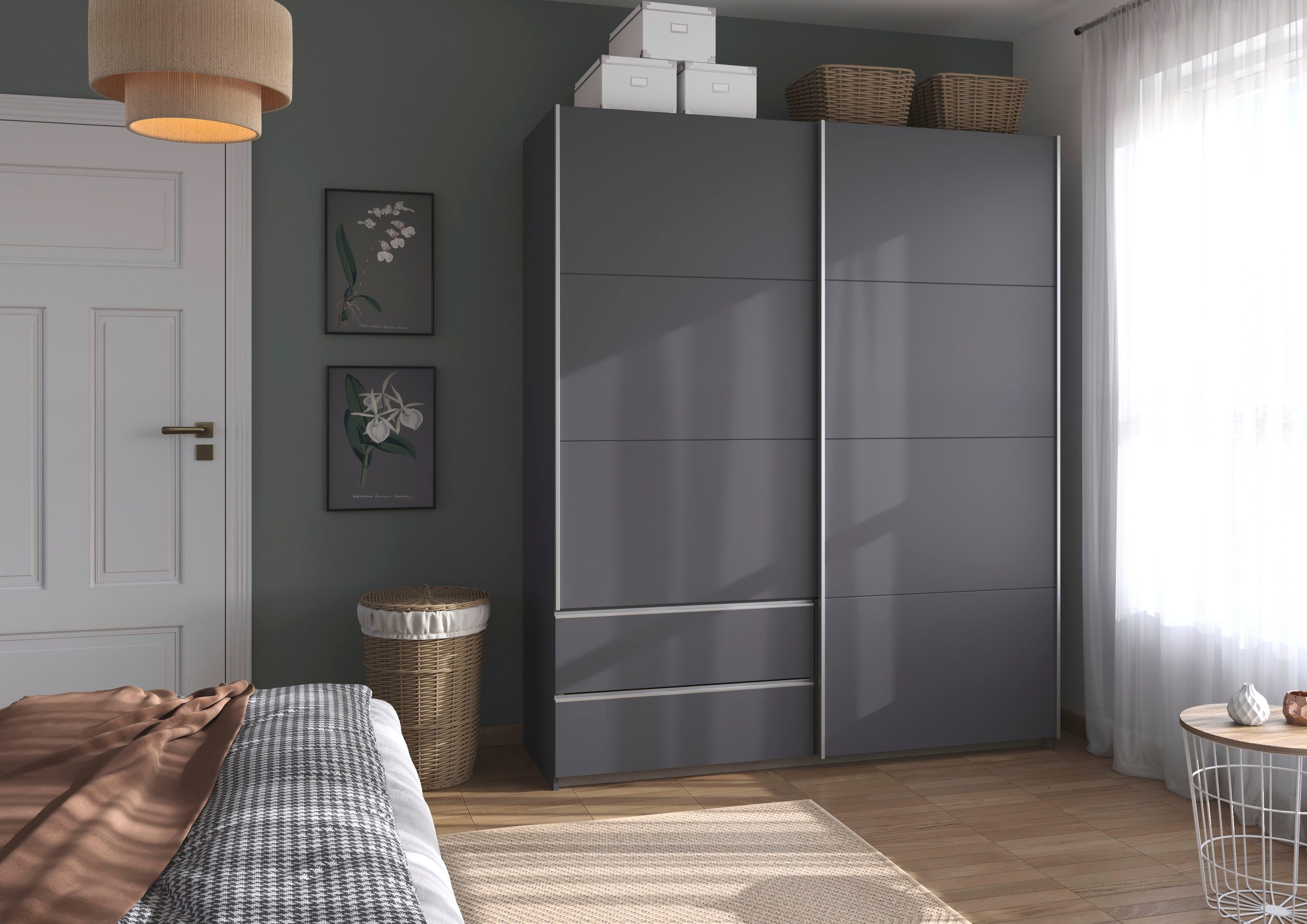 rauch Schwebetürenschrank Kleiderschrank Schrank Garderobe Wäscheschrank günstig online kaufen
