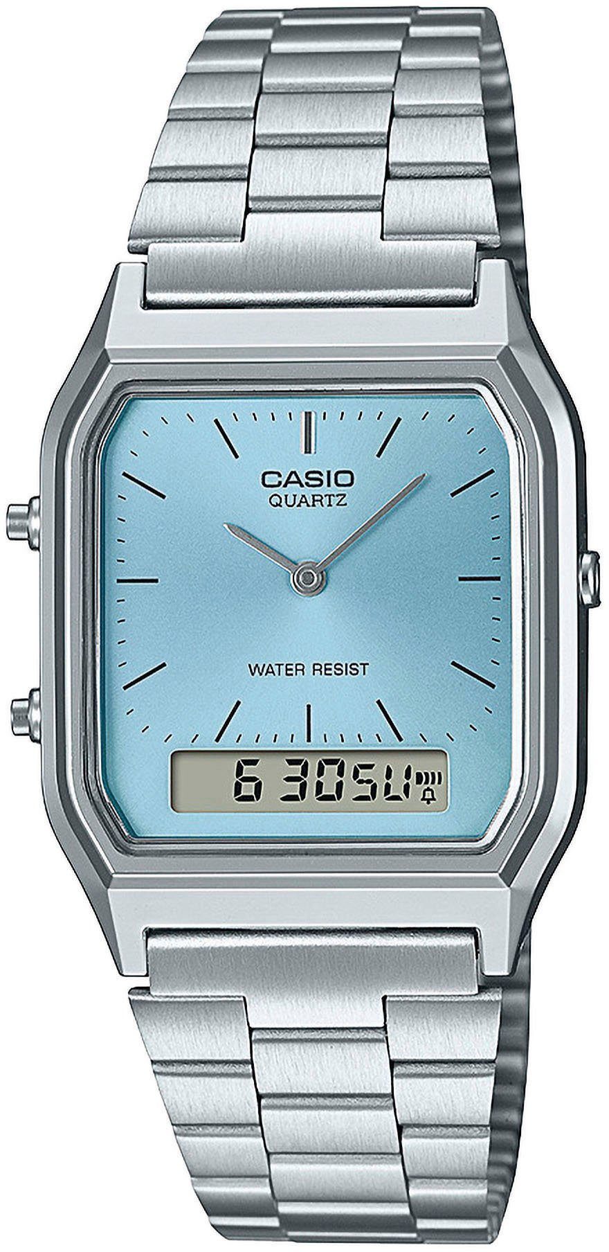 Casio LA670WEM-7EF VINTAGE MINI Uhr Damenuhr Edelstahl Datum