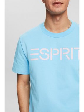 Esprit T-Shirt Unisex Logo-T-Shirt aus Baumwolljersey (1-tlg)