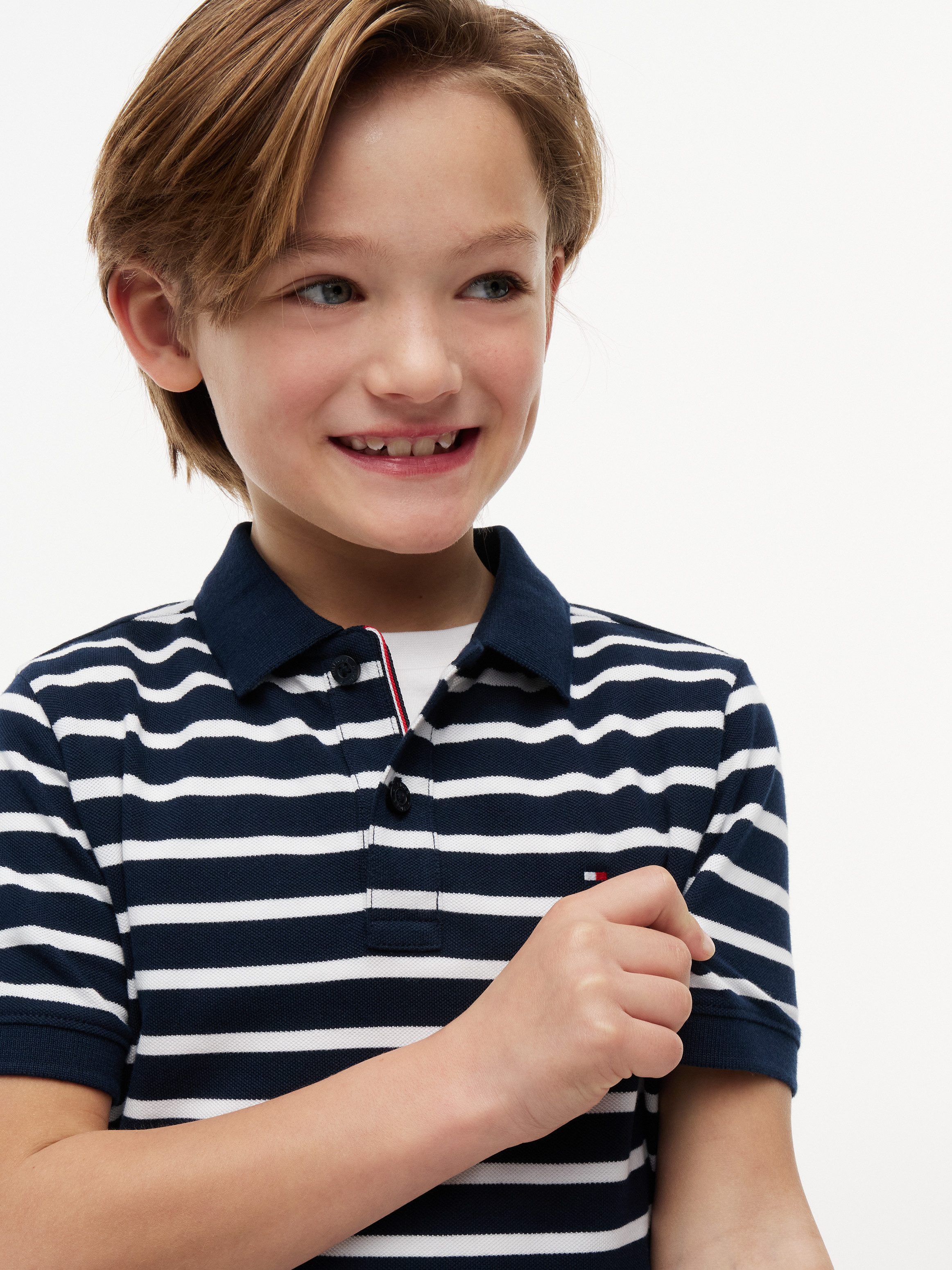 Tommy Hilfiger Poloshirt FLAG POLO SS Kinder bis 16 Jahre, regular fit