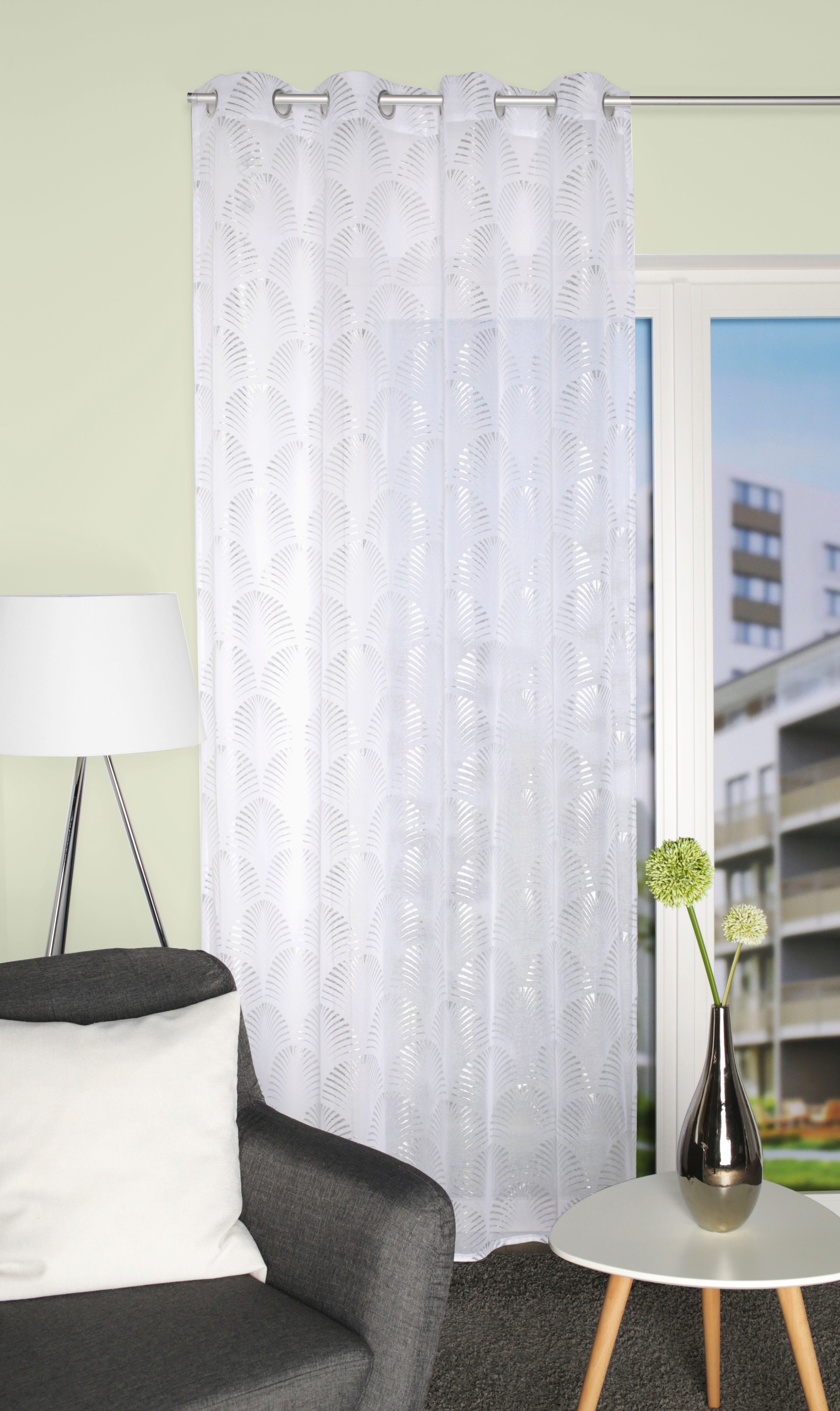 HOME WOHNIDEEN Vorhang SUNRISE, Ösen (1 günstig online kaufen