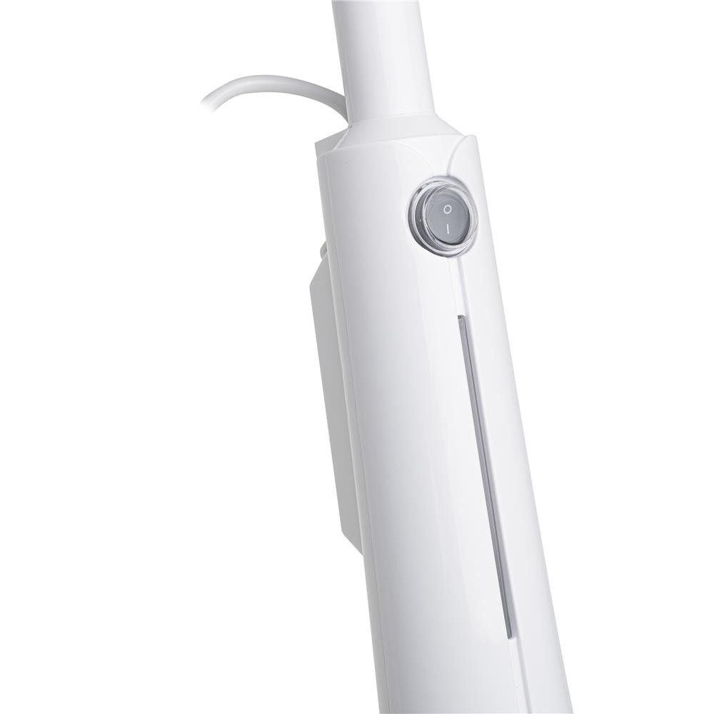 ADLER EUROPE Dampfreiniger AD 7068 Dampfmopp für Hartböden und Teppiche, Bodenreiniger, Heißdampf, 1300 W, Wischmopp ohne Chemie, Steam Mop, Laminat, Fliesen, Parkett weiß, grau