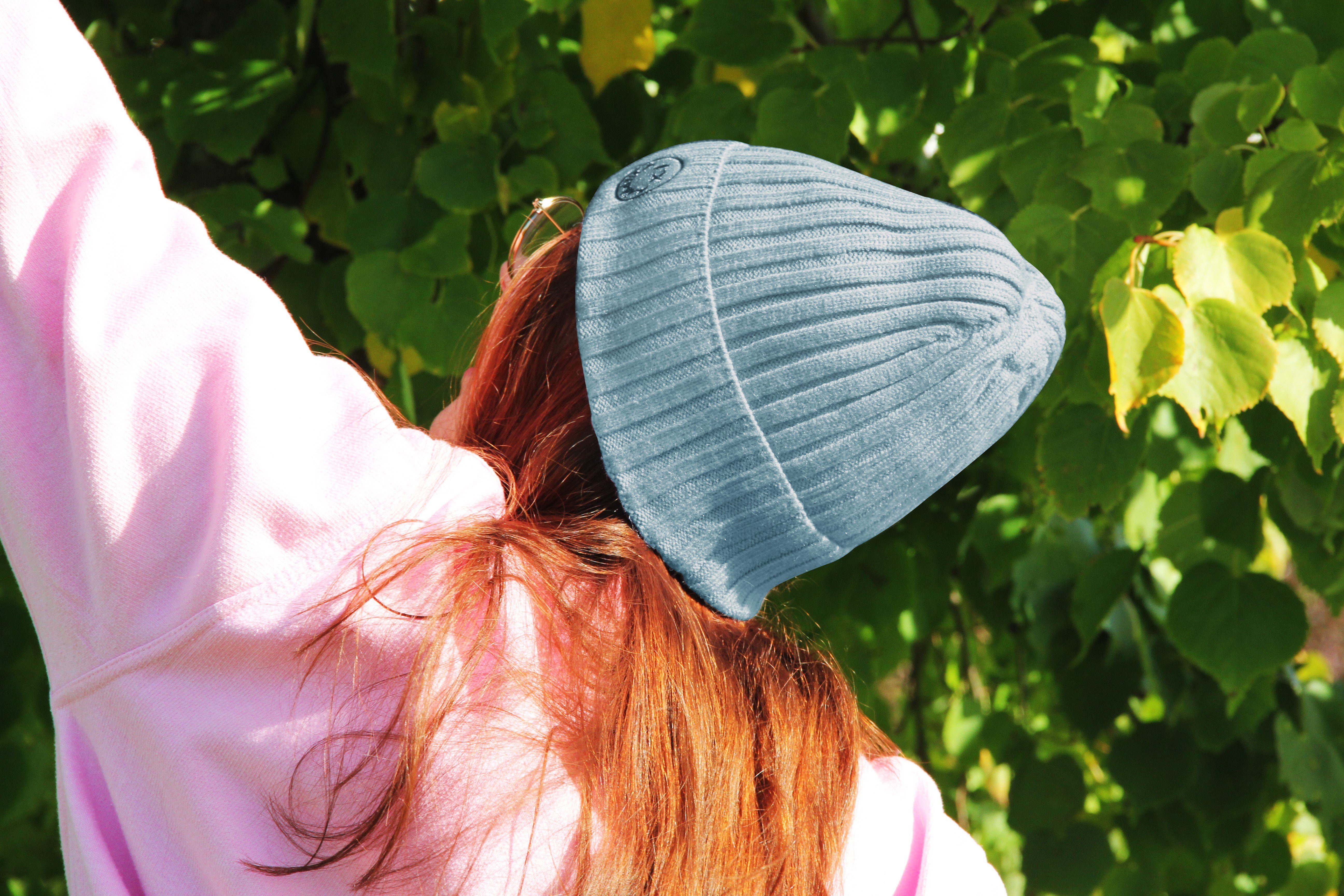 Frentree Strickmütze Strickmütze gefüttert mit warmem Innenfutter, One-Size Beanie