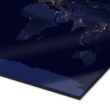 Posterlounge XXL-Wandbild NASA, Erde bei Nacht, Wohnzimmer Fotografie