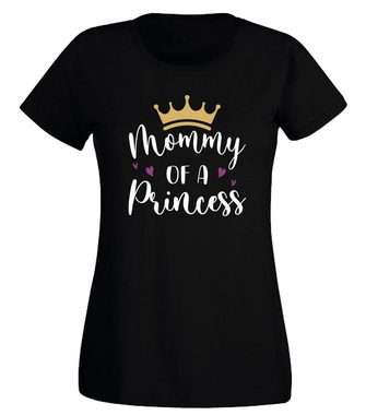 G-graphics T-Shirt Mother of a Princess & Daughter of a Queen Mutter & Tochter-Set zum selbst zusammenstellen, mit trendigem Frontprint, Aufdruck auf der Vorderseite, Spruch/Sprüche/Print/Motiv, für jung & alt