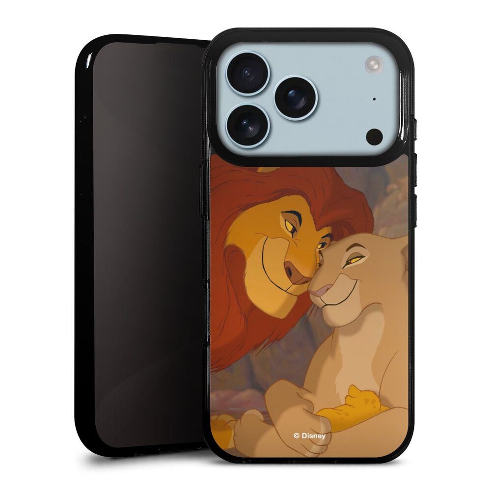 DeinDesign Handyhülle König der Löwen Disney Liebe Lion Love, Apple iPhone 17 Pro Silikon Hülle Bumper Case Handy Schutzhülle