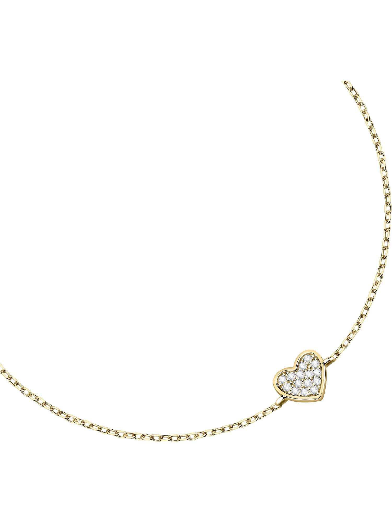 FAVS Silberarmband FAVS Damen-Armband 925er Silber 15 Zirkonia Herz günstig online kaufen