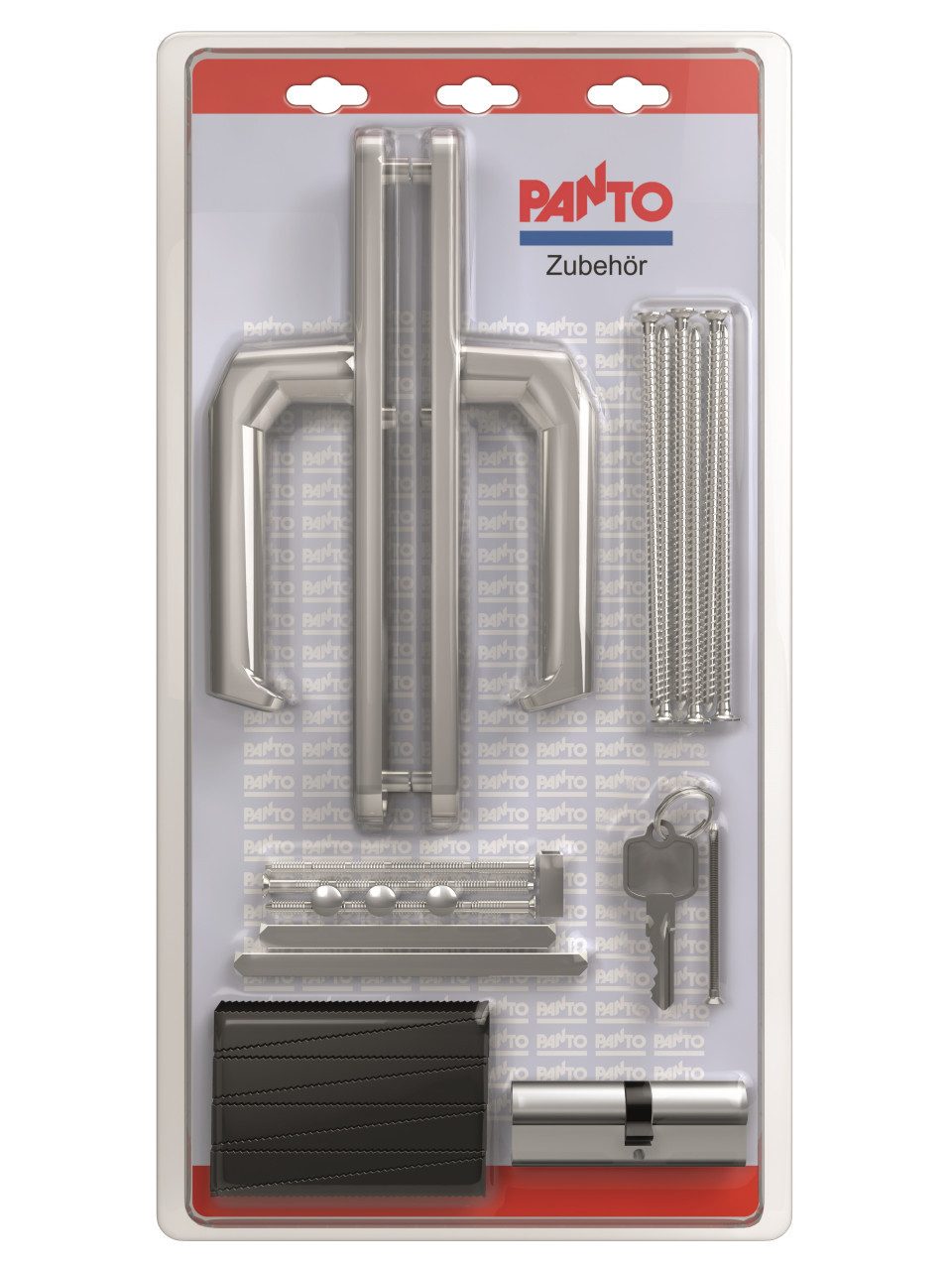 PANTO Drückergarnitur Panto Drückergarnitur Aluminium 92/8 inkl.